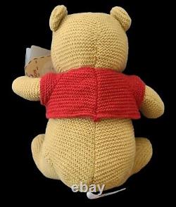 Parcs Disney Winnie l'ourson Tricots Douillets 11 Peluche à Édition Limitée RARE