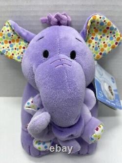 Peluche Disney Heffalump Boîte à musique douce Jouet de lit Winnie l'ourson Lumpy 2007 RARE