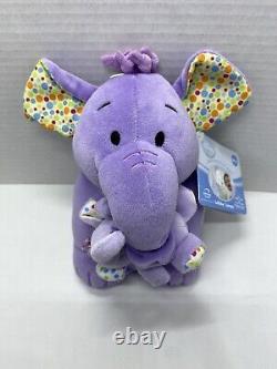 Peluche Disney Heffalump Boîte à musique douce Jouet de lit Winnie l'ourson Lumpy 2007 RARE