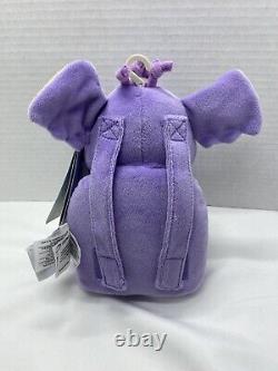 Peluche Disney Heffalump Boîte à musique douce Jouet de lit Winnie l'ourson Lumpy 2007 RARE