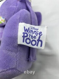 Peluche Disney Heffalump Boîte à musique douce Jouet de lit Winnie l'ourson Lumpy 2007 RARE