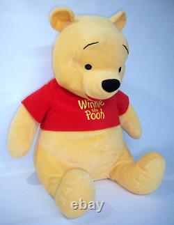 Peluche Géante Vintage de Winnie l'Ourson de Disney en Velours, Taille 22