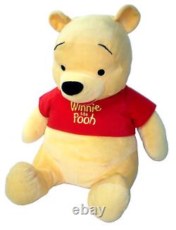 Peluche Géante Vintage de Winnie l'Ourson de Disney en Velours, Taille 22