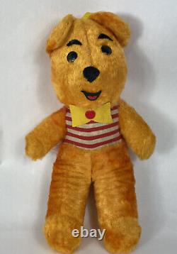 Peluche jaune de Winnie l'ourson de Vintage Ramona Toy Corp.