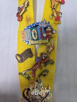 Pins de parcs Disney Winnie l'Ourson Lot de 26 Ourson Porcinet Tigrou Bourriquet RARE 2001