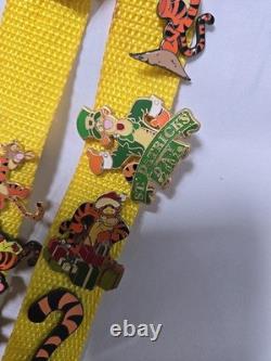 Pins de parcs Disney Winnie l'Ourson Lot de 26 Ourson Porcinet Tigrou Bourriquet RARE 2001