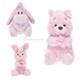 Plush Disney Japon Sakura Fleurs De Cerisier 2025 Winnie L'ourson Porcinet Bourriquet Ensemble