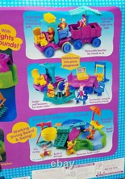 Pooh Campground Super Adventure Slide, Tente Light Up, 10 Figures Nib Collectible