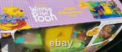 Pooh Campground Super Adventure Slide, Tente Light Up, 10 Figures Nib Collectible