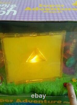 Pooh Campground Super Adventure Slide, Tente Light Up, 10 Figures Nib Collectible