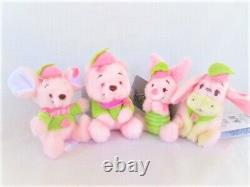 Pooh & Roo Eeyore Piglet Plush Porte-clés Sakura 2021 Disney Store Japon En Main