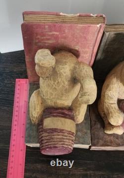 Porte-livres vintage classique Winnie l'Ourson - Ourson - Chambre d'enfant - Livres - Quelques égratignures