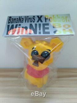 Poupée Banana Virus Winnie L'ourson Figurine En Vinyle Souple Sofubi