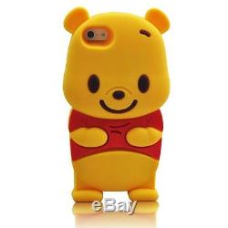 Pour Apple Iphone 6 6s 4.7 3d Winnie L'ourson Personnage Couverture De Cas
