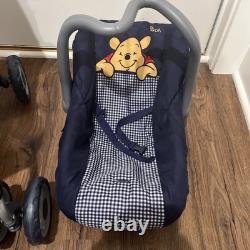 Poussette pour poupées Winnie l'Ourson vintage collectible pour enfants