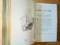 Première Édition Winnie L'ourson. A A Milne & E H Shepard. 1er / 3ème Impression. 1927