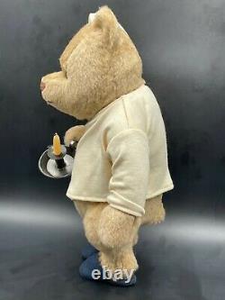 R John Wright Nighttime Winnie-the-pooh Confectionné 1998 Pour Disney Le 628/2500 Rare
