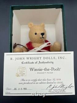 R John Wright Pocket Winnie The Pooh Series, Lot De 8 Personnages, Le #1513/3500