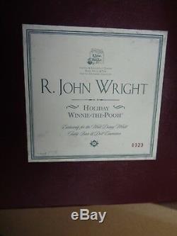 R John Wright Vacances Winnie L'ourson -1997 Wdw Convention- # 323-jamais Affichage