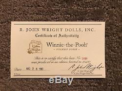 R. John Wright Winnie L'ourson Pocket Series Poche Pooh Mint Rare