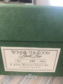 R. John Wright Winnie L'ourson Pooh Bee Poupée Ltd Ed Pour Teddys