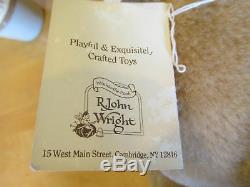 R Poupée Ourson John Wright Disney Winnie L'ourson Avec Pot En Plastique Et Boîte Originale