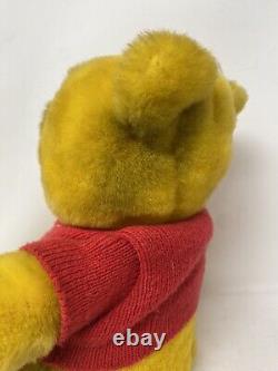 RARE! ERREUR D'ÉTIQUETTE! Ours en peluche vintage de Winnie l'ourson de Sears de Walt Disney