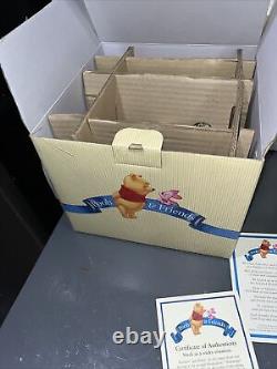 RARE Enesco Winnie l'ourson et ses amis Coincés dans une situation collante Édition limitée A3814