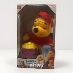 RARE Lanterne Berceuse Fisher Price Winnie l'Ourson de 2000 dans sa boîte, en bon état de fonctionnement et propre