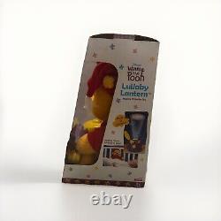 RARE Lanterne Berceuse Fisher Price Winnie l'Ourson de 2000 dans sa boîte, en bon état de fonctionnement et propre