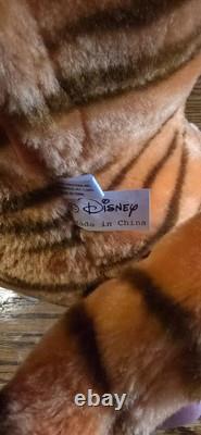 RARE Tigger 1995 VTG Noël Chez Nous FIGURINE ANIMÉE MUSICALE DISNEY STORE