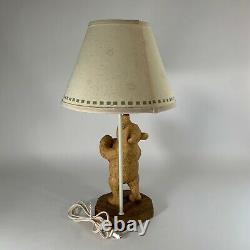 Rare Charpente Disney Winnie La Pooh Classique Pooh 19 Lampe De Pépinière Avec Ombre