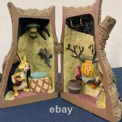 Rare Classique Disney Pooh Winnie l'Ourson Porte-Clés Boîte Figurine de la Maison du Lapin