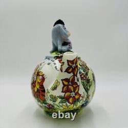 Rare Collection de Vitrine Disney Paul Cardew Théière en Porcelaine Été Winnie l'Ourson et Bourriquet