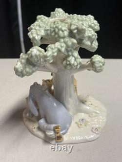 Rare Disney 2004 Lenox Bougeoir de Pique-nique de Winnie l'Ourson avec Porcinet, Bourriquet et Tigrou