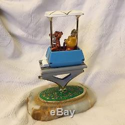 Rare Disney Ron Lee Winnie The Pooh & Tigger Ride The Coaster Le Figurines