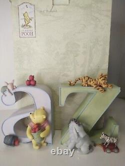 Rare Disney Winnie Le Pooh A À Z Grands Livres Michel & Co. Avec La Boîte 8+lbs