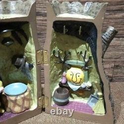 Rare Disney Winnie Le Pooh Porte-clés Boîte Lapin Maison Figurine Déclassé