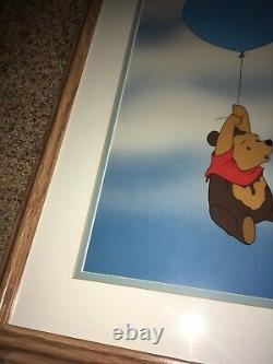 Rare Edition Limitée Vintage Disney Winnie Le Pooh Honey Tree Silly Bear Imprimé