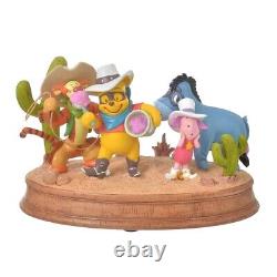 Rare! Figurine Winnie l'ourson Paw and Order de Disney Store Japon Eeyore de l'Ouest