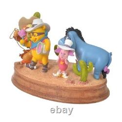 Rare! Figurine Winnie l'ourson Paw and Order de Disney Store Japon Eeyore de l'Ouest