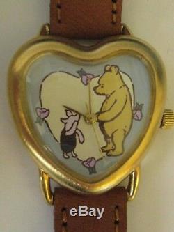 Rare Ingersoll Timex Classic Winnie L'observatoire De La Buse Et Du Porc Disney Nouveauté