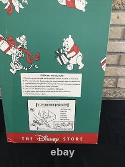 Rare Tigger 1995 Vtg Noël À Notre Maison Disney Store Figure Musicale Animée