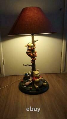 Rarissime! Walt Disney Winnie The Pooh Tigger Statue De Lampe Figurine Géante