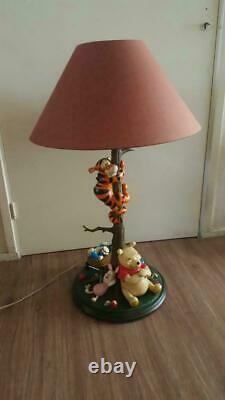 Rarissime! Walt Disney Winnie The Pooh Tigger Statue De Lampe Figurine Géante