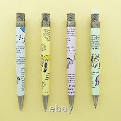 Retro 51 Winnie-the-pooh Rollerballpens And Pencil Set -nouveau! Scellé! C'est Un Beau Cadeau.