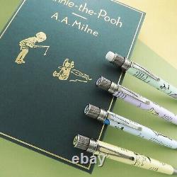 Retro 51 Winnie-the-pooh Rollerballpens And Pencil Set -nouveau! Scellé! C'est Un Beau Cadeau.