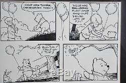 Richard Sparky Moorewinnie The Pooh Original Comic Art, Encadré 27 X 19