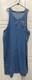 Robe Chasuble En Jean Pour Femme Disney Winnie L&rsquo;ourson, Taille 3x, Avec Papillons Brod&eacute;s