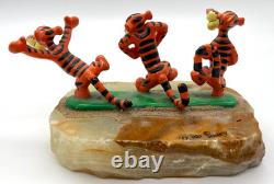 Ron Lee 1999 Winnie l'Ourson Trois Tigres sur Marbre Disney 184/950 Limité